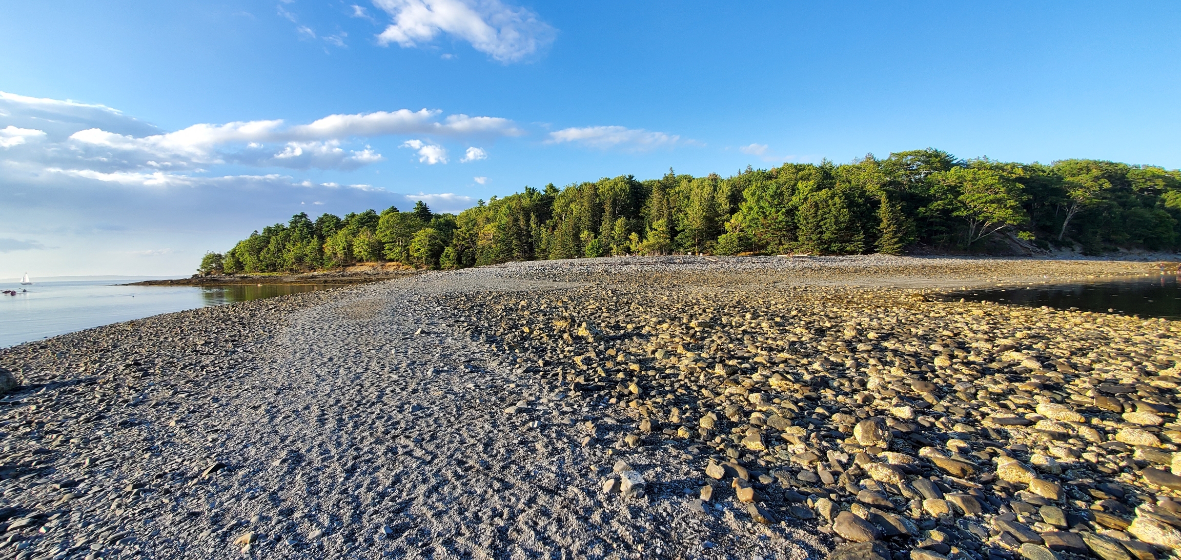 Area Near Bar Harbor Island at Low Tide