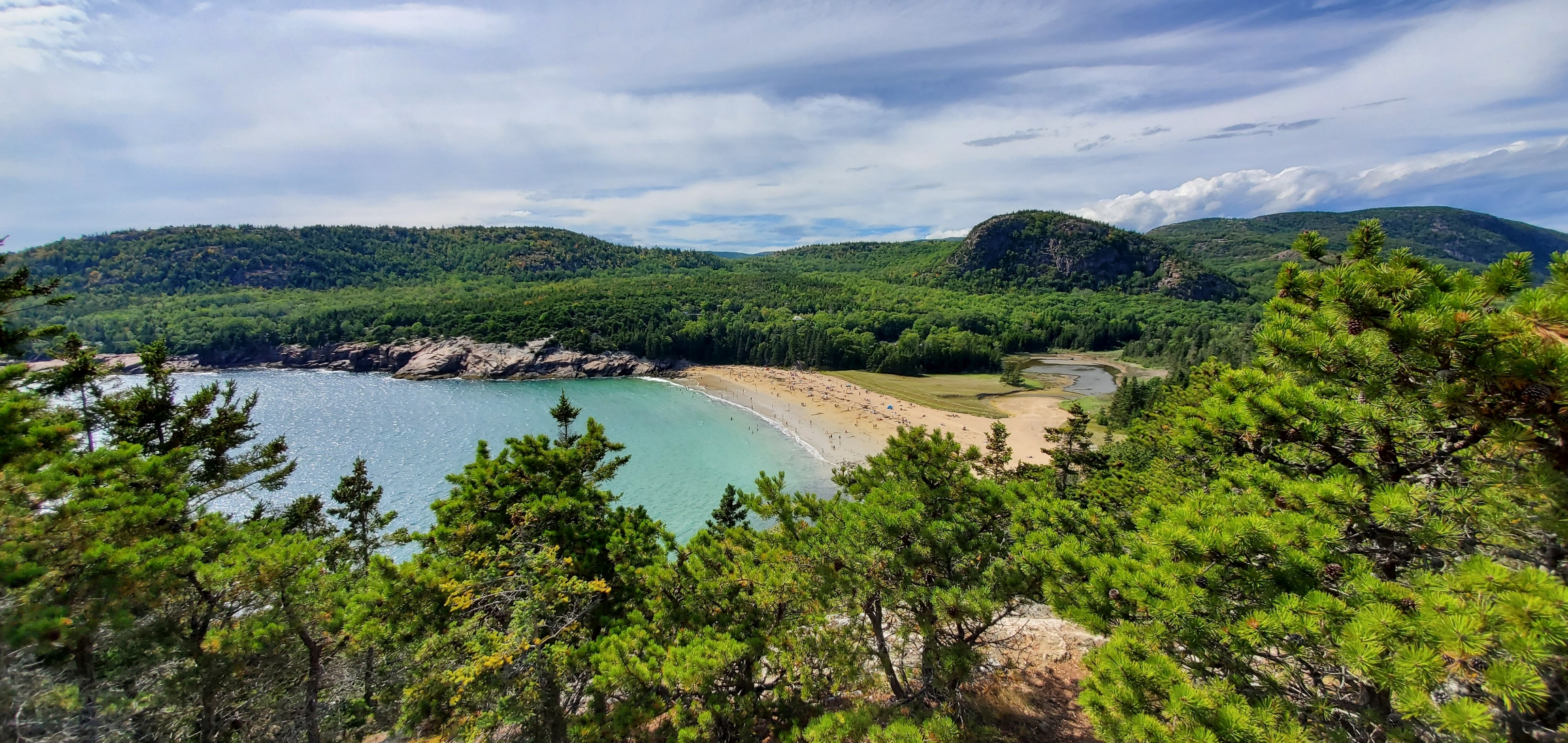 Sand Beach Located in Acadia National Park