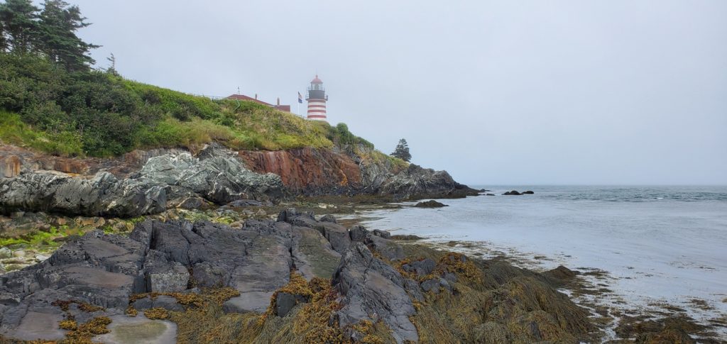 On Beach at West Quoddy Head Lighthouse